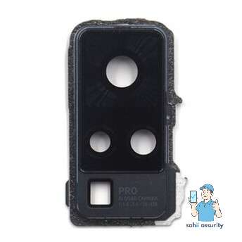 Camera Lens Glass with Frame for Vivo X51 5G Black